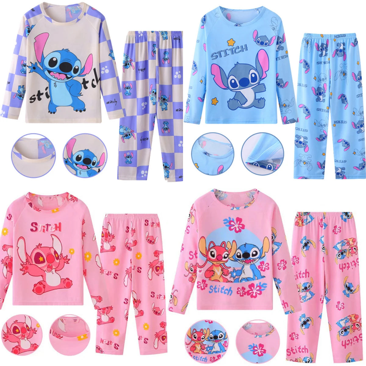 Disney Stitch Kinder-Pyjama-Set